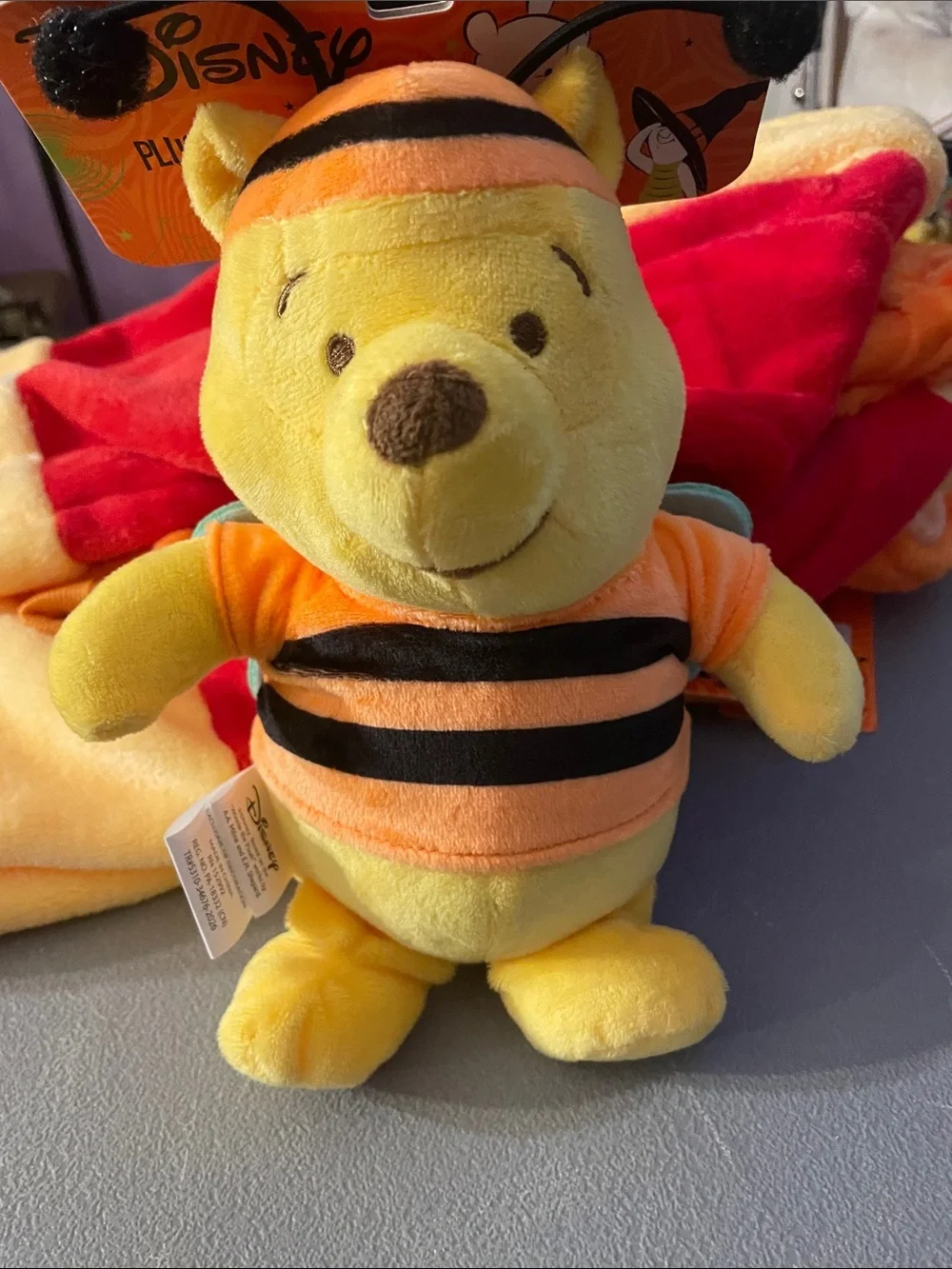 Disney Winnie the Pooh Bee Plush - Yellow and Orange